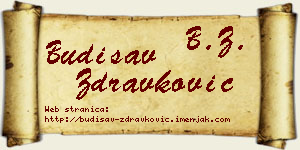 Budisav Zdravković vizit kartica